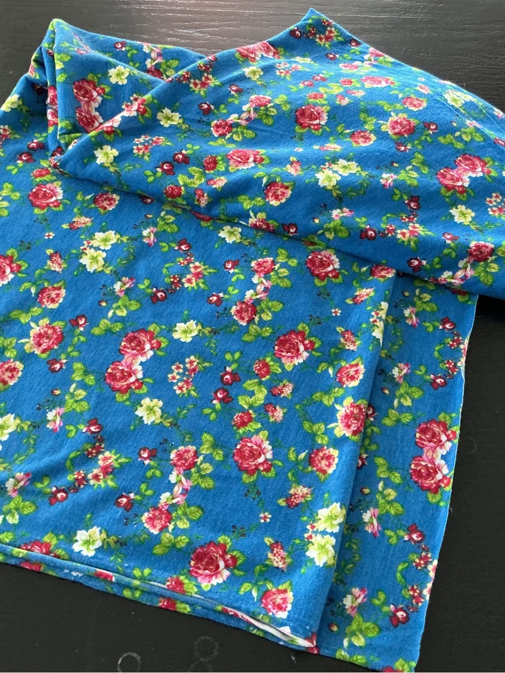 Vintage large Fabric panel